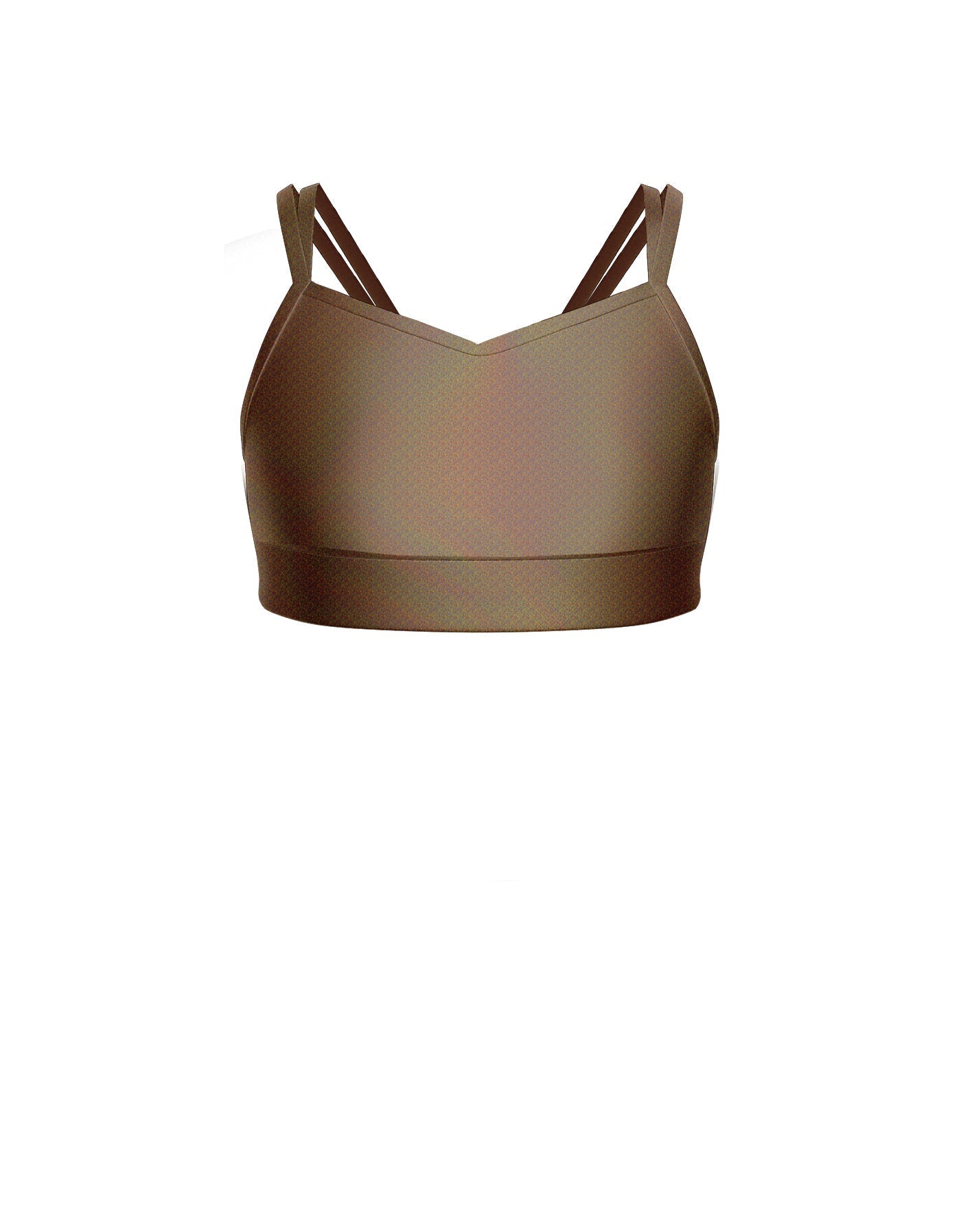 Hologram Sweetheart Double Strap Halter Bra