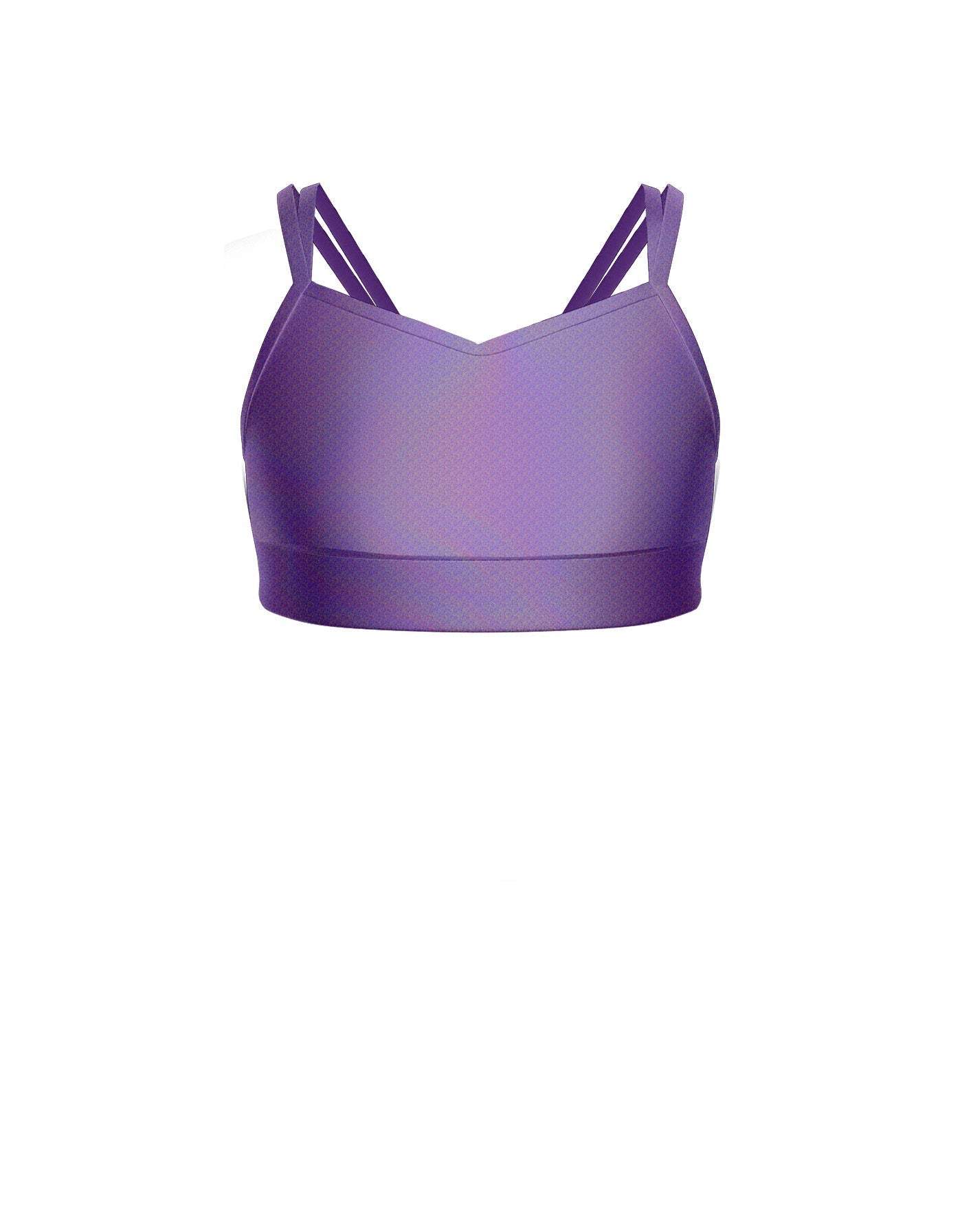Hologram Sweetheart Double Strap Halter Bra