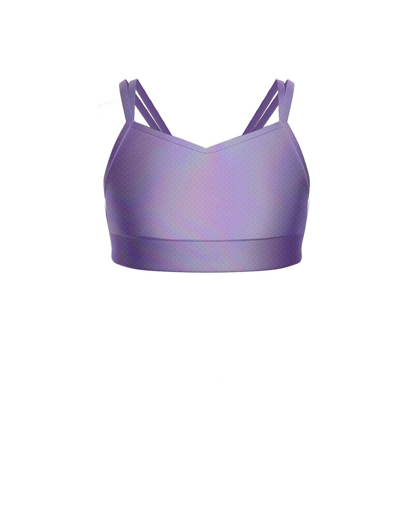 Hologram Sweetheart Double Strap Halter Bra