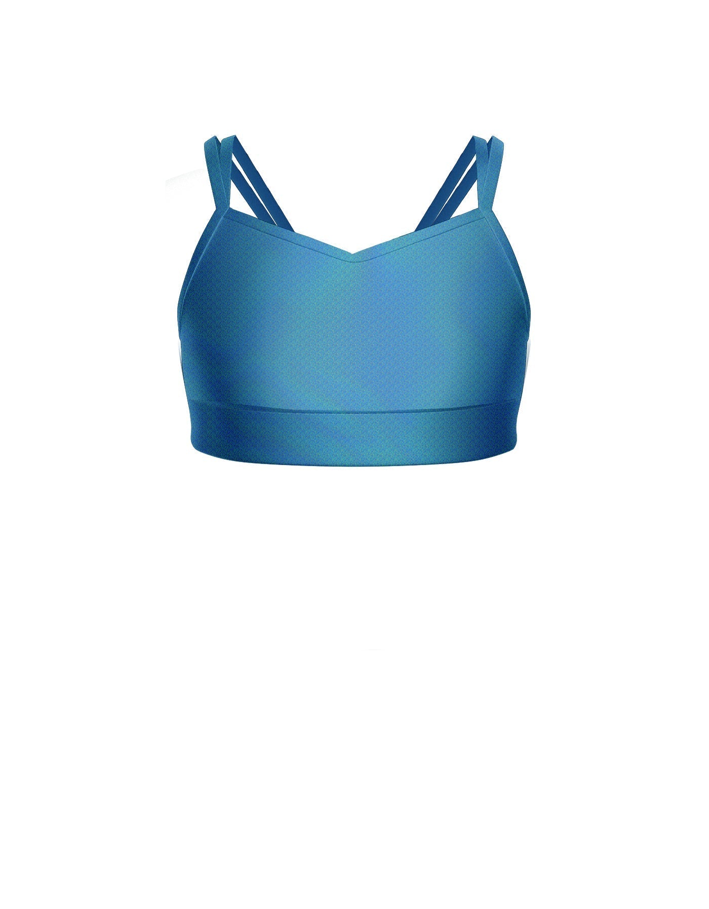 Hologram Sweetheart Double Strap Halter Bra