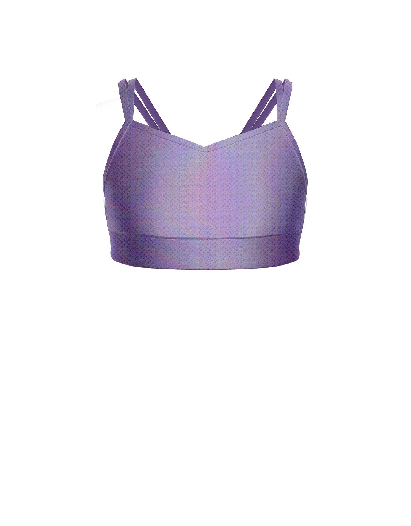 Hologram Sweetheart Double Strap Halter Bra