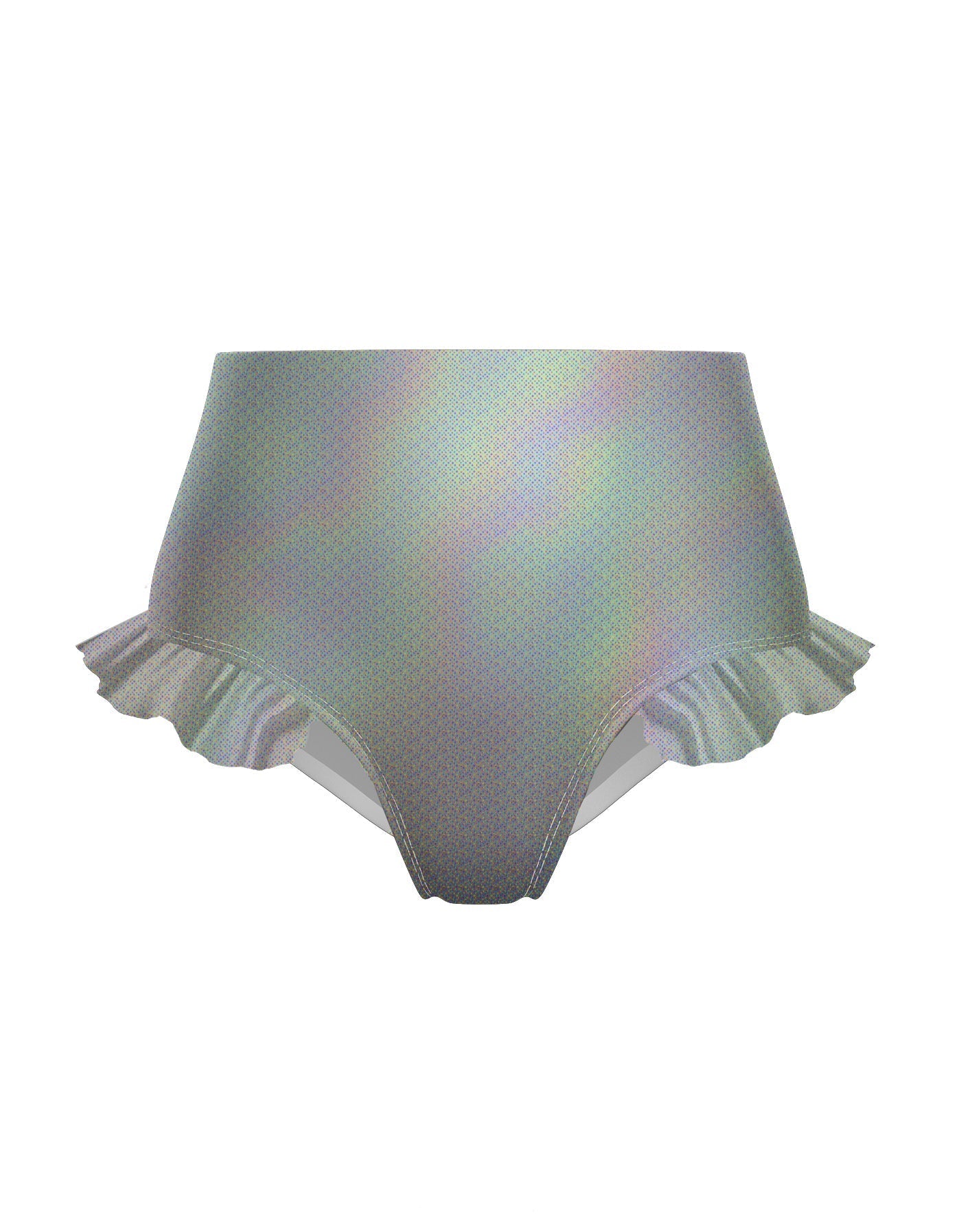 Hologram High Rise Panty with Ruffle