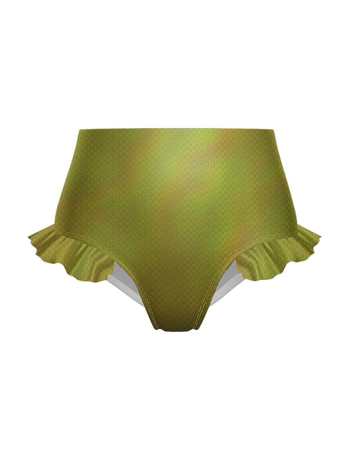 Hologram High Rise Panty with Ruffle