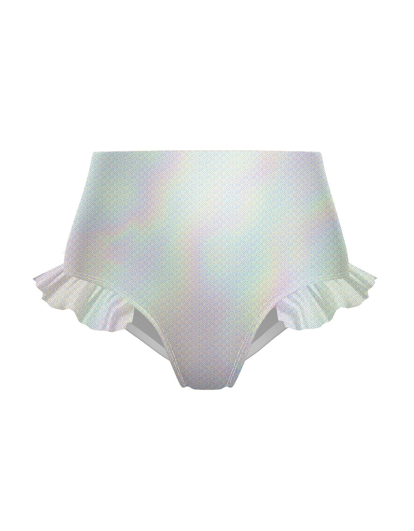 Hologram High Rise Panty with Ruffle