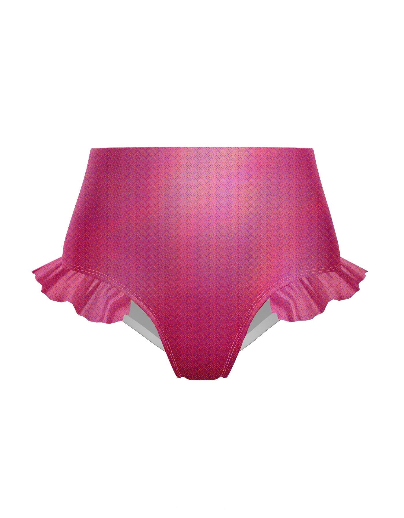 Hologram High Rise Panty with Ruffle