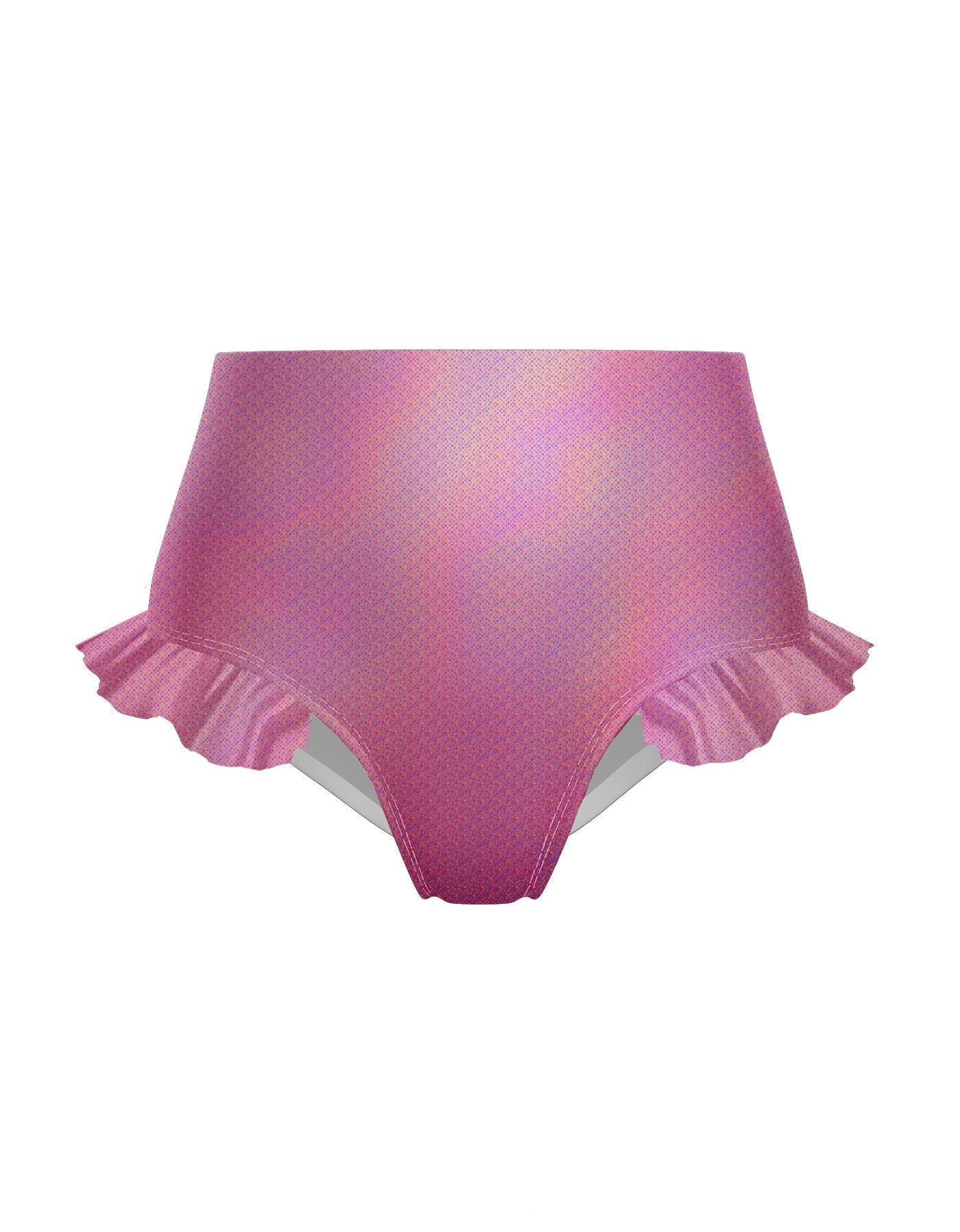 Hologram High Rise Panty with Ruffle