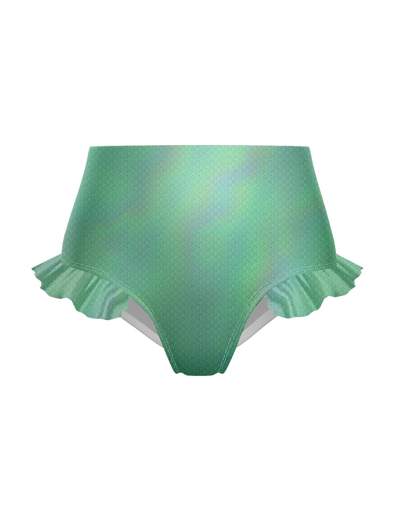 Hologram High Rise Panty with Ruffle