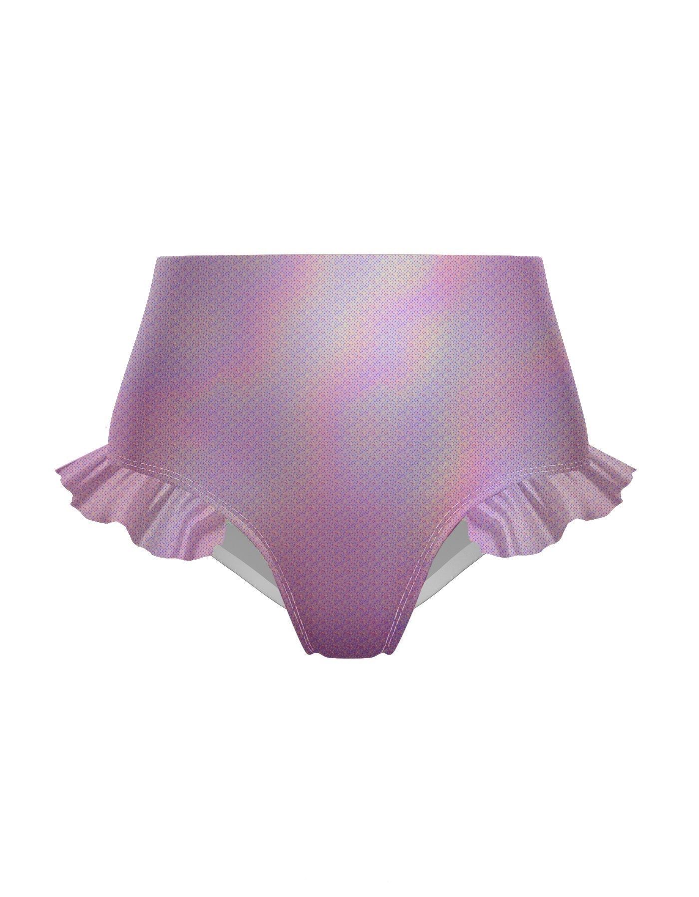 Hologram High Rise Panty with Ruffle