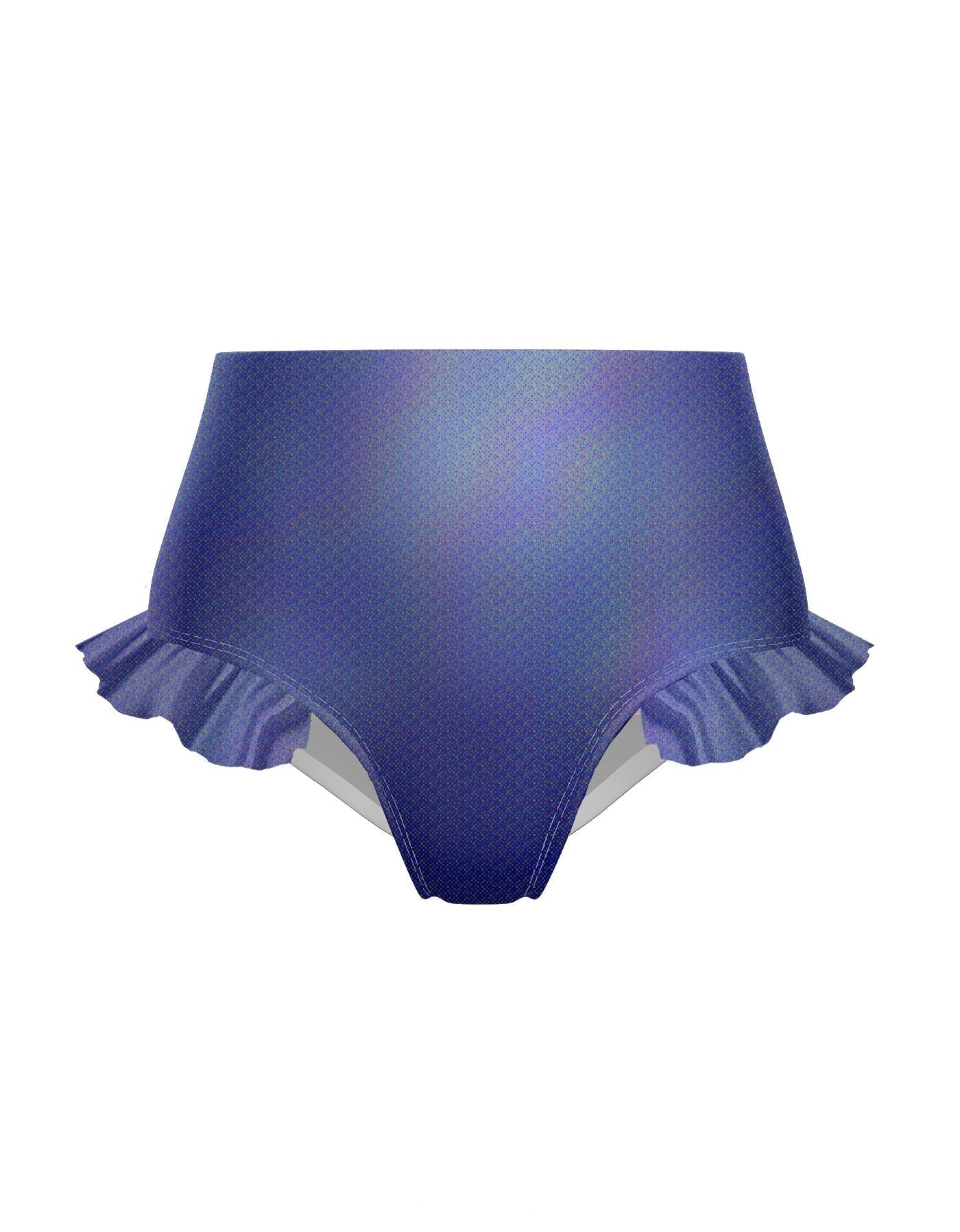 Hologram High Rise Panty with Ruffle