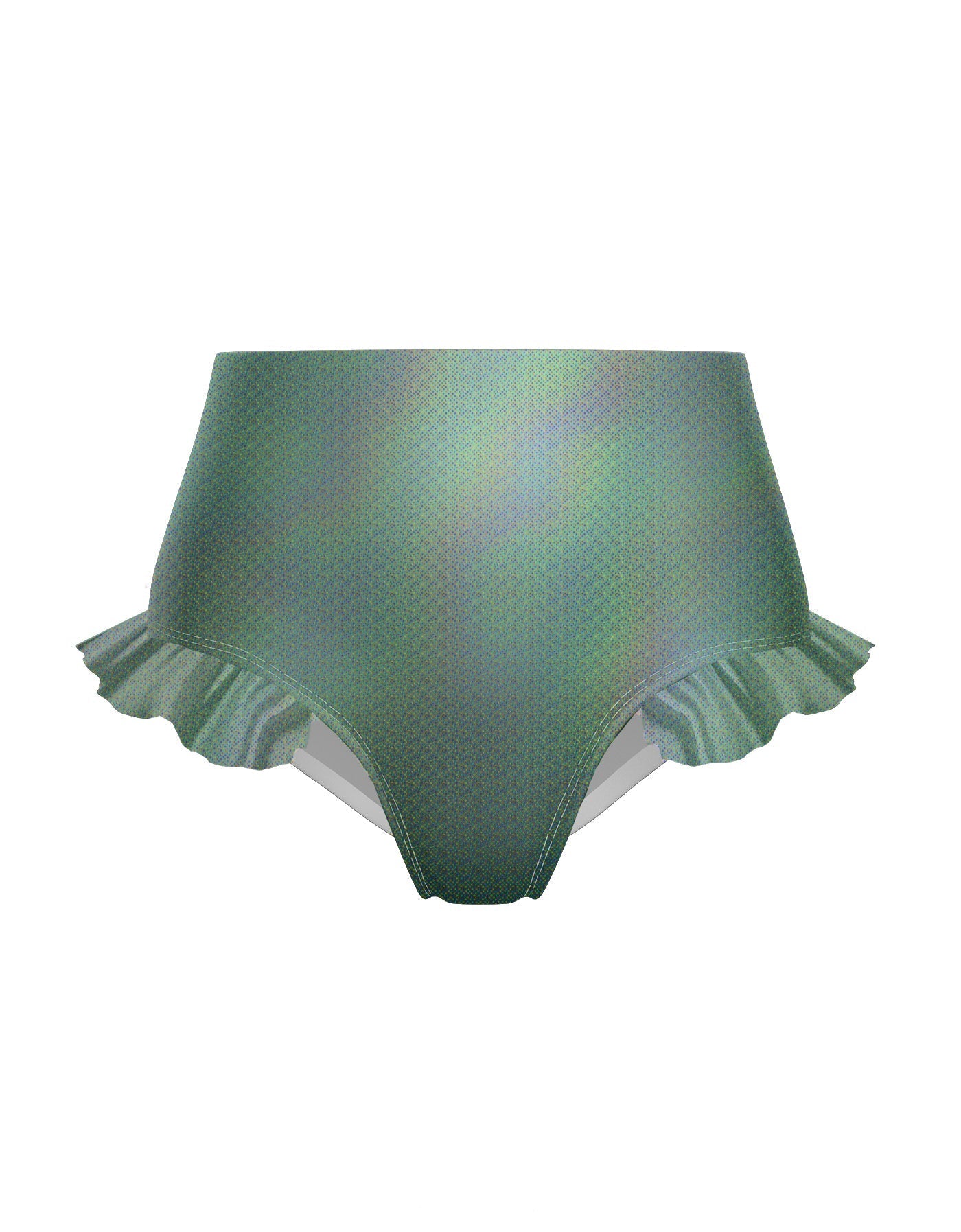 Hologram High Rise Panty with Ruffle