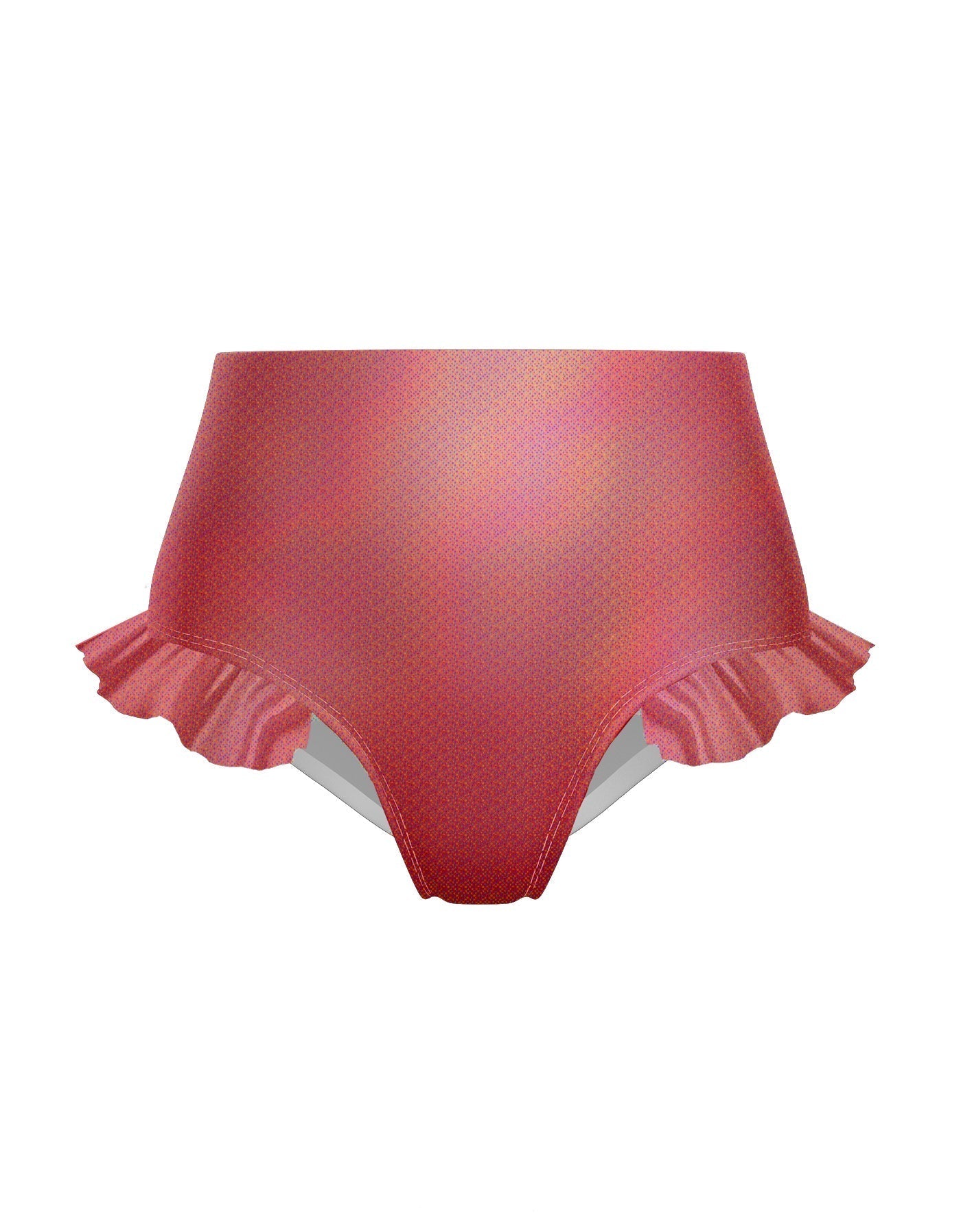 Hologram High Rise Panty with Ruffle