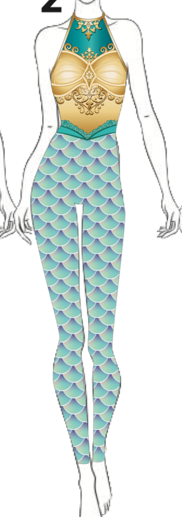 Custom Triton Halter Unitard