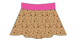 Custom Color Puppies In Paris Top Skirt
