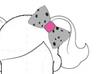 Custom Color Puppies In Paris Hair Bow
