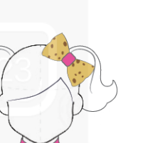 Custom Color Puppies In Paris Hair Bow