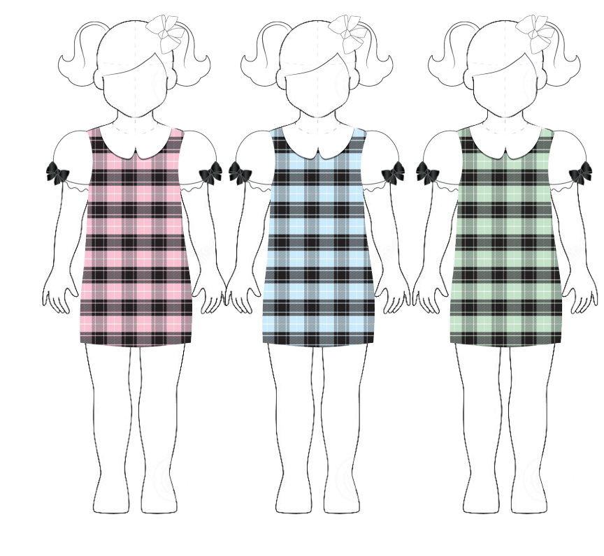Custom Crunchem Lycra Puff Sleeve Shift Dress
