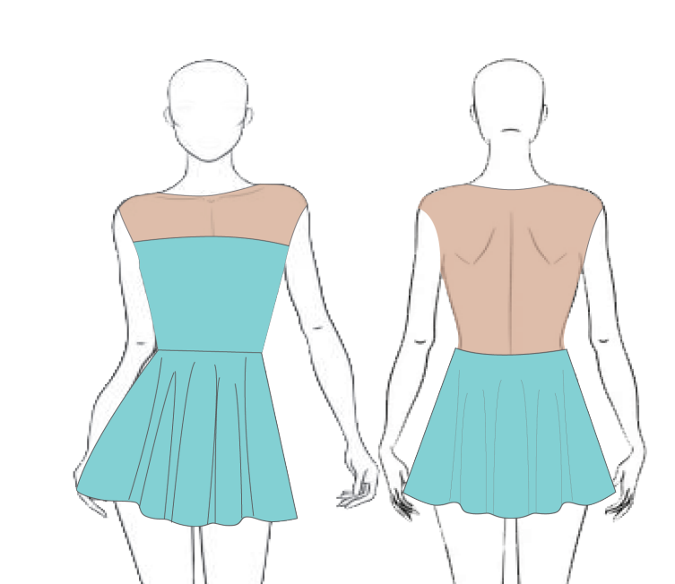 Custom Color Memories Dress