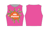 Custom Nickelodeon Sleeveless Crop Top