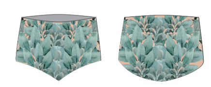Custom Flowergirl High Waist Brief