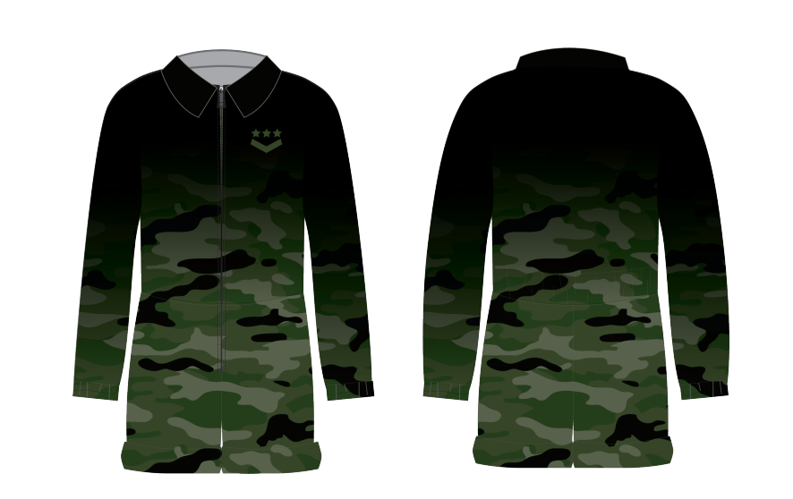 Custom Camo Short Jumpsuit
