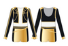 Golden Biketard Long Sleeve Biketard