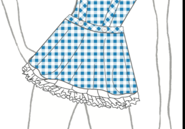 Custom Inked Dorothy Top Skirt