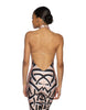 Tribal Coloured Halter Unitard