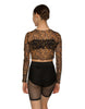 Fierce LS Mesh Crop Top - Hamilton Theatrical