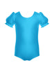 Solid Lycra Puff Sleeve Leotard