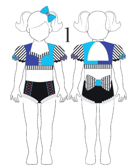 Custom BSDA Brief with Leg Ruffle