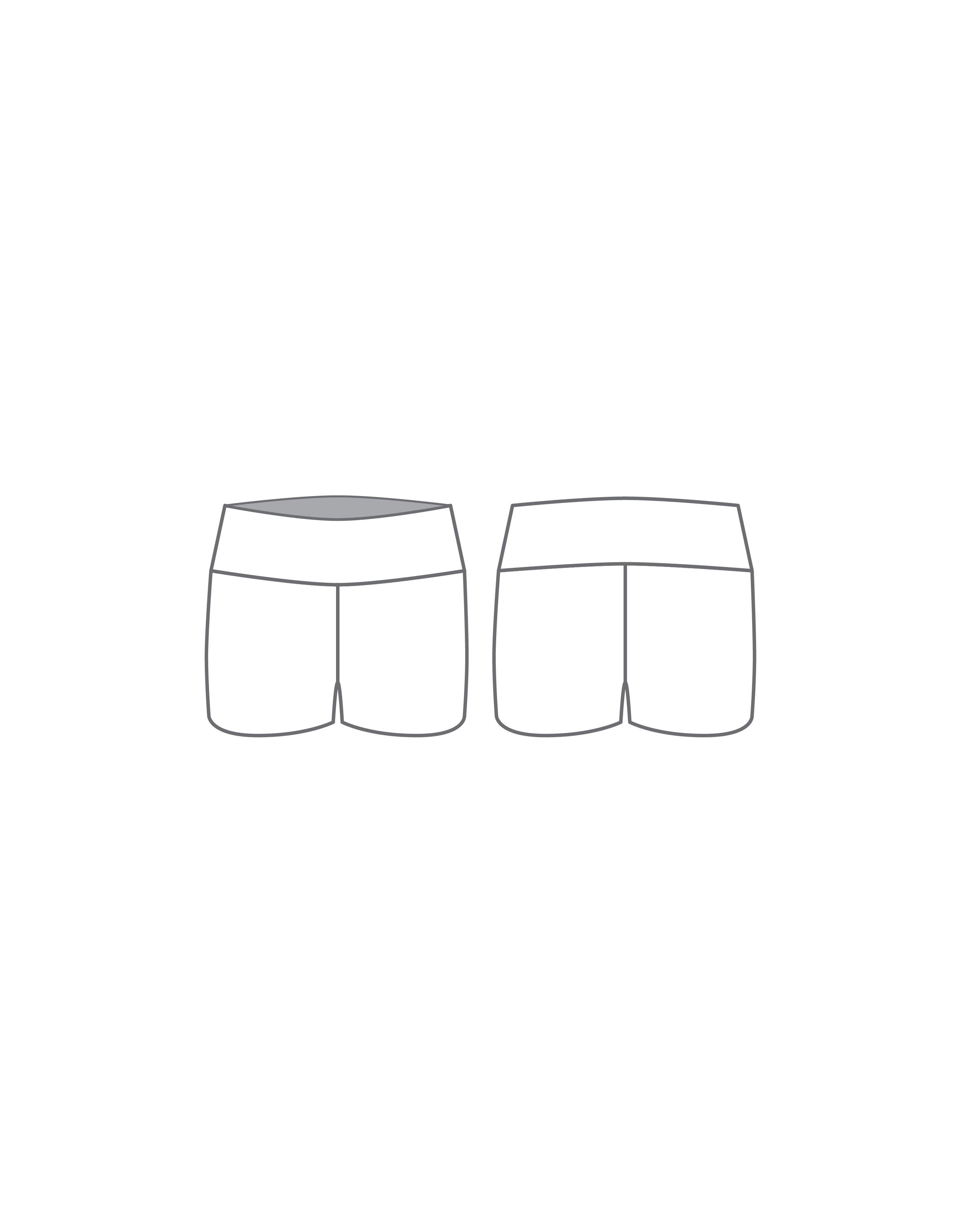 Starburst Yoga Short - Hamilton Theatrical