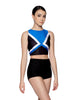 Colour Block Sleeveless Crop Top - Hamilton Theatrical