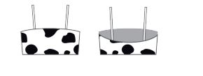 Custom Cow Print Bandeau