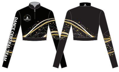 Dance Central Zipper Front Crop Top - Hamilton Theatrical
