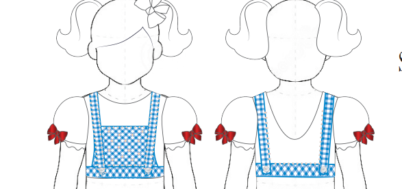 Custom Dorothy Puff Sleeve Crop Top