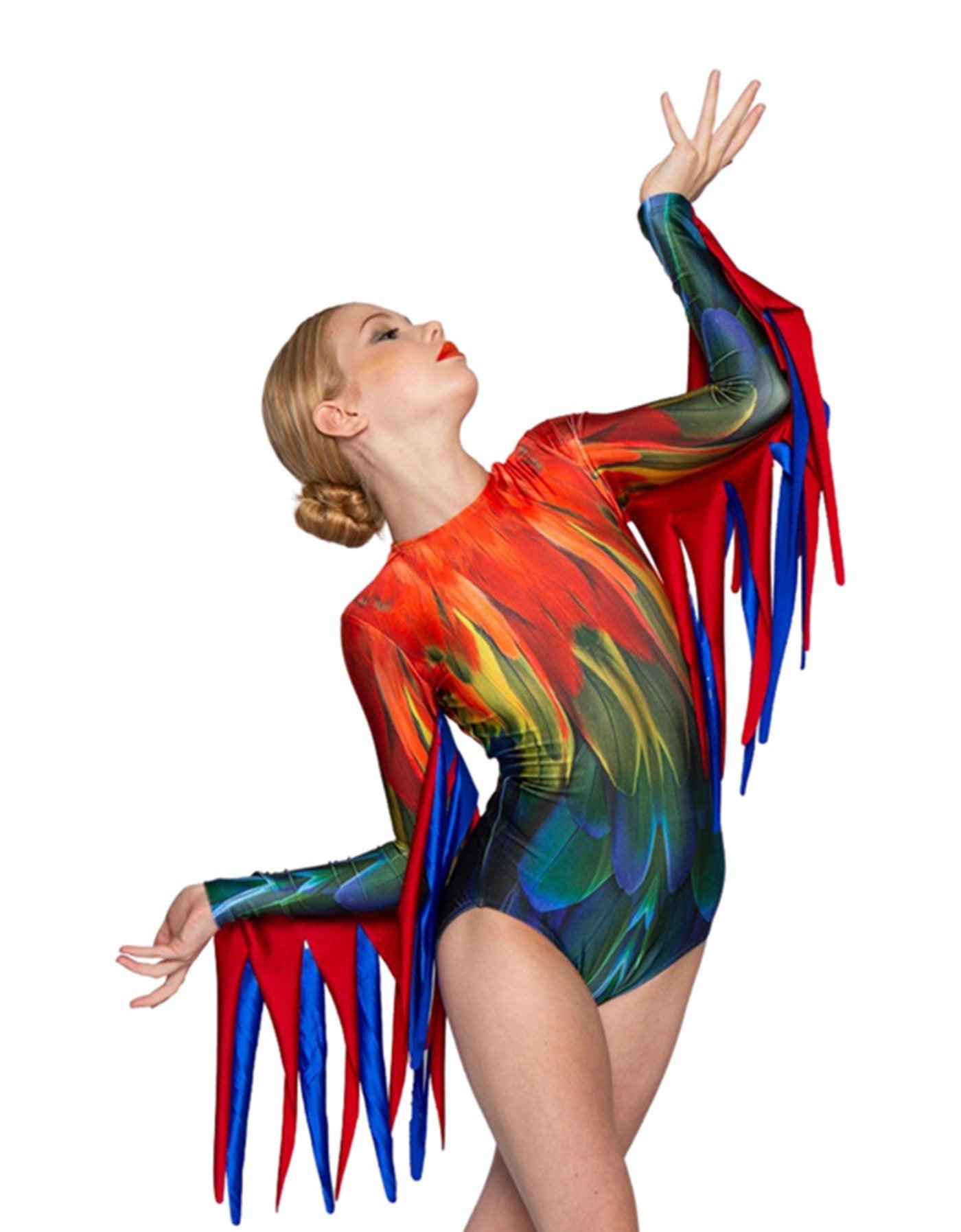 Flock LS Open Back Leotard