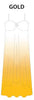 Custom Color Ombre Long Chiffon Dress