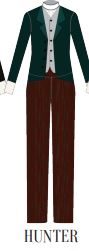 Custom Chimney Sweep Wide Leg Unitard Ladies