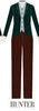 Custom Chimney Sweep Wide Leg Unitard Ladies