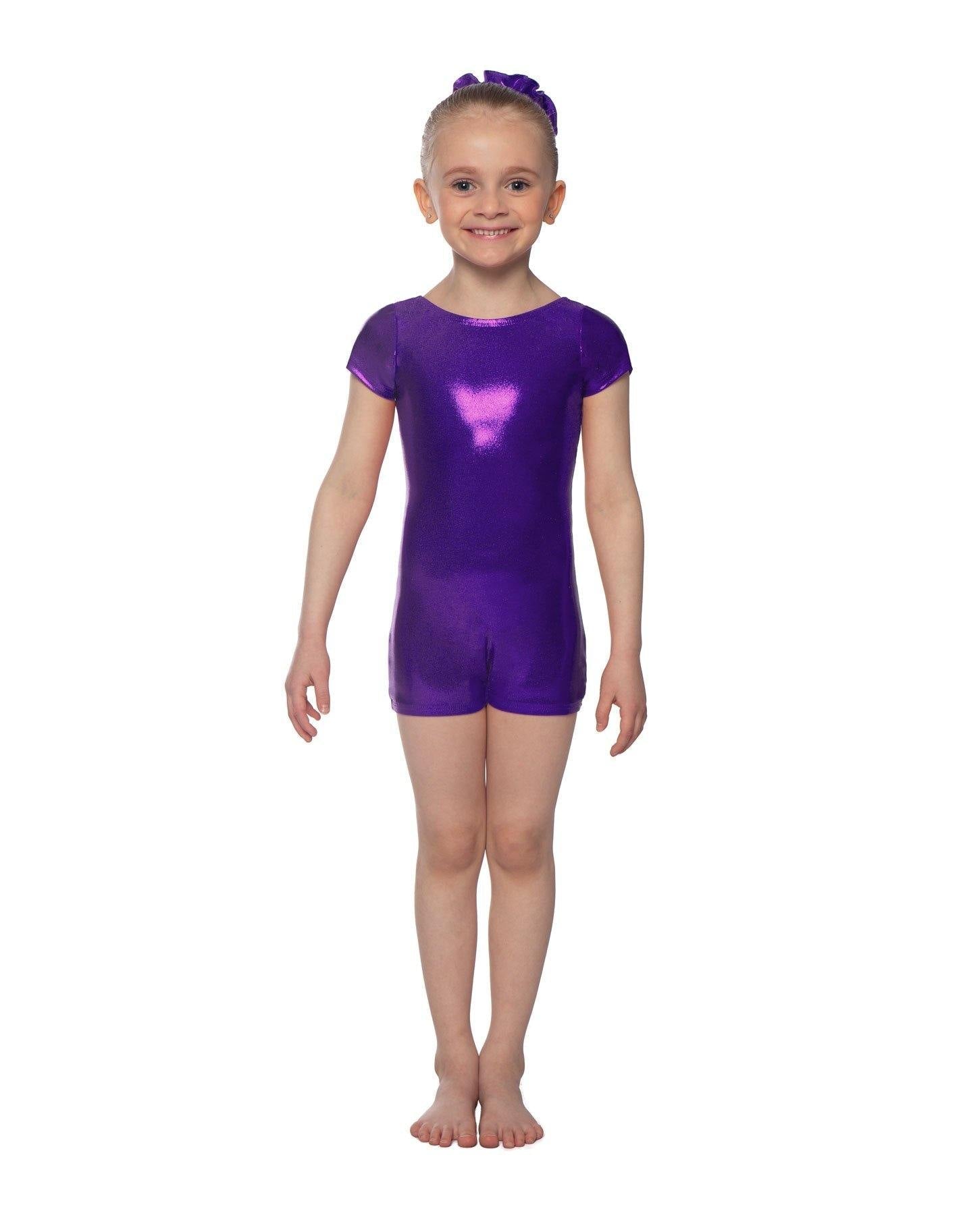 Solid Mystique Cap Sleeve Biketard