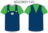 Custom Mario and Luigi Boys Short Sleeve Shirt