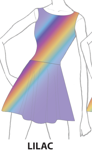 Custom Color Rainbow Connection Convertible Tank Dress