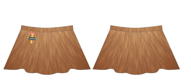 Custom Cowardly Lion Top Skirt