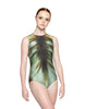Custom Inked Lycra Sleeveless Open Back Leotard