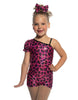 Pounce Puff Sleeve One Shoulder Biketard - Hamilton Theatrical