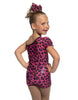 Pounce Puff Sleeve One Shoulder Biketard - Hamilton Theatrical
