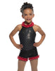 Tumblers Bow Back Biketard - Hamilton Theatrical