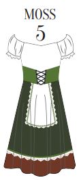 Custom Chimney Sweep Off The Shoulder Dress = Calf Length