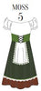 Custom Chimney Sweep Off The Shoulder Dress = Calf Length