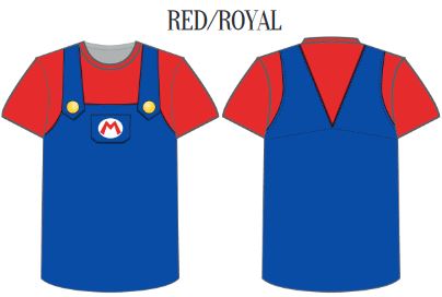 Custom Mario and Luigi Boys Short Sleeve Shirt